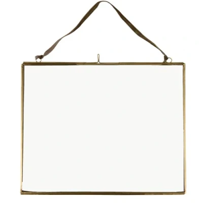 Image of Rex London Landscape Hanging Brass Frame 25x20cm