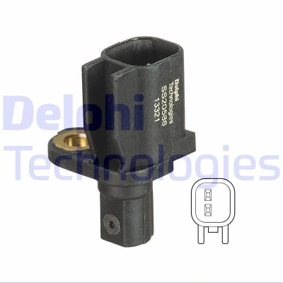 Image of 1501675, 1695086, 1740259, 1847905, 2071964 ABS sensor DELPHI SS20586 Active FORD: KUGA 2, FOCUS 3, 1
