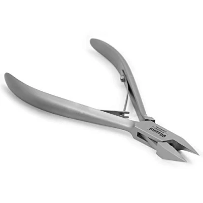 Image of Blizzard Ingrown Toenail Clippers in Arrowhead Professional Podiatry Instrument German Stainless Steel 13cm CE Approved Foot Care Tool with Free Nail Straightener