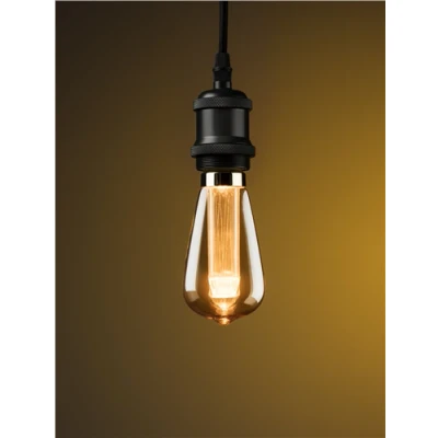 Image of KnightsBridge LUNA 230V 3W ES LED ST64 Retro Lamp 1800K