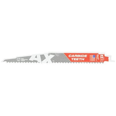 Image of Milwaukee Sawzall Blade Tct AX 230 1PC,White,9&quot;
