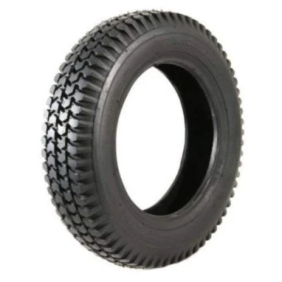 Image of 300 8 Mobility Scooter Tyres x Block Tread Pneumatic Black