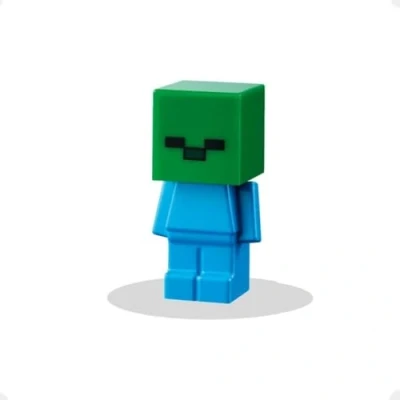 Image of LEGO MiniFigure Baby Zombie (21141) Very Cute!