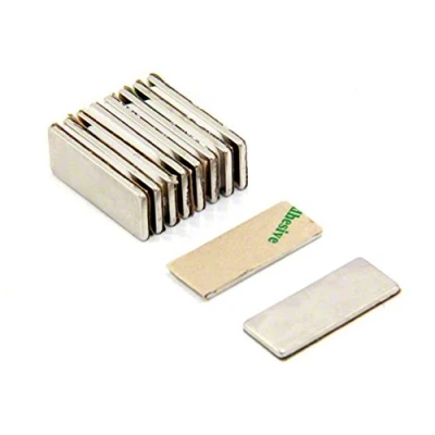 Image of Adhesive N42 Neodymium Magnet for Arts, Crafts, Model Making, DIY, Hobbies, Office, and Home 25mm x 10mm 1.5mm thick 2.2kg Pull South Pack of 200