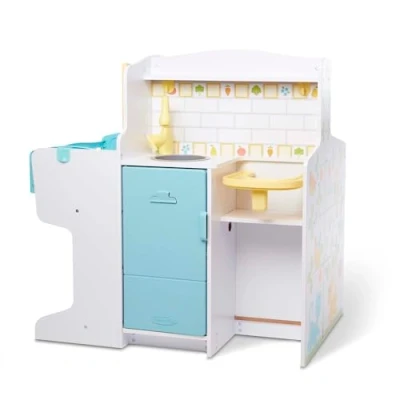 Image of Melissa &amp; Doug Doll Care Play Centre Dollhouses and Dolls Pretend 3+ Gift for Boy or Girl