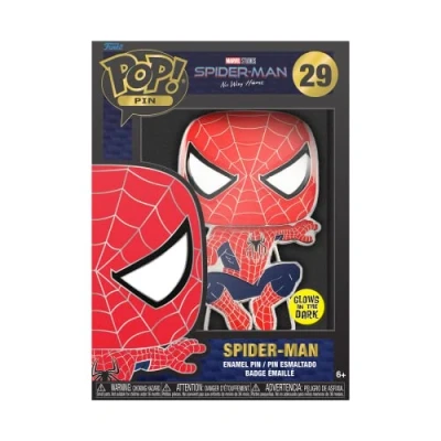 Image of Funko Pop! Large Enamel Pin MARVEL: Spiderman Tobey Mcguire Spider man Pins Cute Collectable Novelty Brooch for Backpacks &amp; Bags Gift Idea Movies Fans