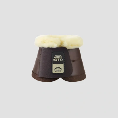 Image of Veredus Safety Bell Save The Sheep Brown Medium Overreach Boots Horse &amp; Equestrian
