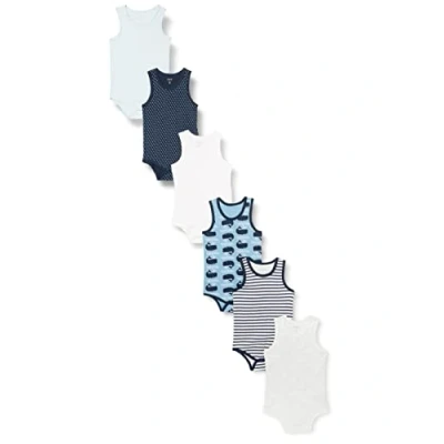 Image of Care Body Baby Ärmellos, 6er Pack Deep Skye Blue (720), 74