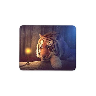 Image of Beautiful Fantasy Tiger Mouse Mat Pad Big Cat Mum Sister Computer #14072