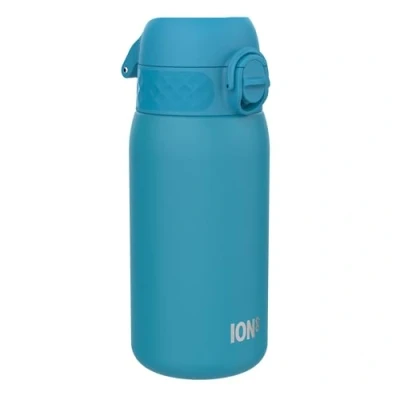 Image of Ion8 Insulated Steel Water Bottle, 320 ml/11 oz, Leak Proof, Easy to Open, Secure Lock, Dishwasher Safe, Carry Handle, Hygienic Flip Cover, Metal Durable Stainless Steel, Blue