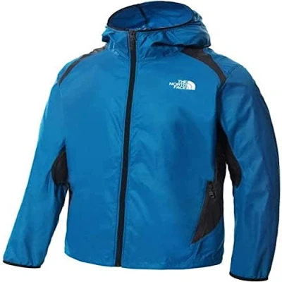 Image of THE NORTH FACE Ao Wind Fz Jacket Acoustic Blue Asphalt Grey S