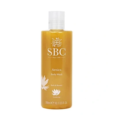 Image of SBC Skincare Arnica Body Wash 300ml Montana Shower Gel Vegan Friendly For Muscle Tension And Fatigue All The Family