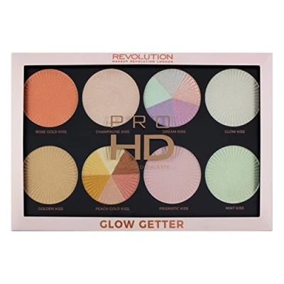 Image of Makeup Revolution Highlighter palette Pro HD glow getter, Mixed