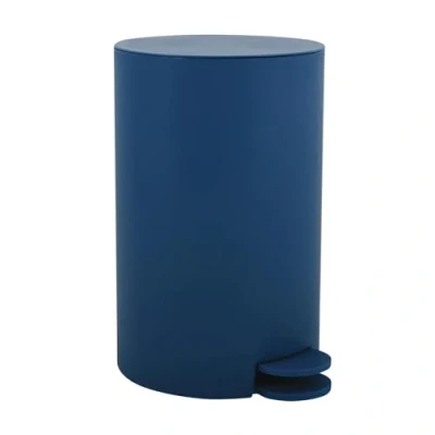 Image of MSV Osaki Pedal Bin, Dark Blue, 3 Litre
