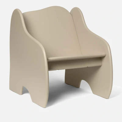 Image of Ferm Living Slope Lounge Chair Cashmere