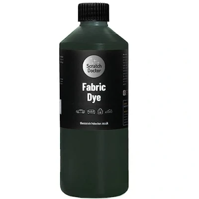 Image of Scratch Doctor Liquid Fabric Dye Easy to Use Textile Paint for Sofas, Furniture, Clothing, Canvas, Shoes, Denim and More 23 Colours Available (Dark Green, 1000ml)