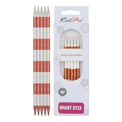 Image of KnitPro Knitting Pins: Double Ended:, Metal, Sienna, 6.5mm