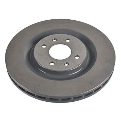 Image of 4249L6 Brake disc FEBI BILSTEIN 107225 Front Axle 323mm 28mm 4 Hole 108mm internally vented Coated PEUGEOT: 208 I Hatchback, CITROËN: DS3 Hatchback