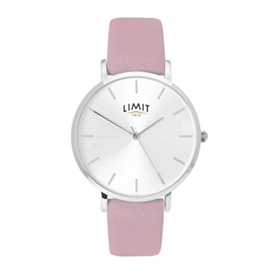 Image of Limit Secret Garden Ladies Watch with Silver Coloured dial and Pink Strap.
