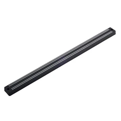 Image of Metaltex 258198 Magnetika Magnetic Knife Holder Twin Tool Strip, Wall Fixings Included Silver