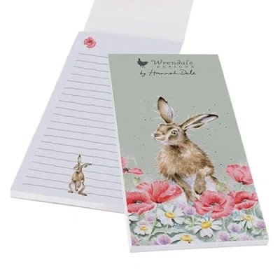 Image of Wrendale Designs Hare Field of Flowers Shopping Pad