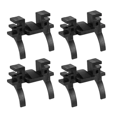Image of Be In Your Mind 4x H7 LED Headlight Bulb Retainer Bulbs Lampholder Adapter Base Bracket Mounting Clips Plastic Compatible with FIAT 500 MK3 MK35