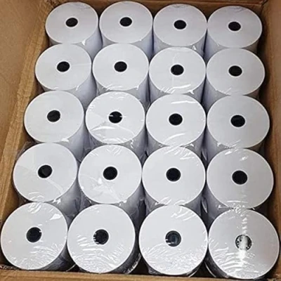 Image of Double Dragon, 80 x mm Premium Thermal Paper Till Receipt Roll for EPOS Printer, POS Terminal, Cash Register [Pack of 100]