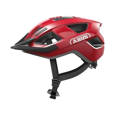 Image of ABUS Aduro 3.0 City Bike Helmet Sporty in Stylish Design For Everyday Riding and Touring Men Women Red, Size M