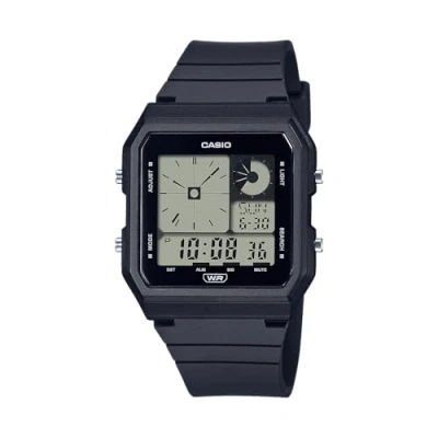 Image of Casio Women Analog Digital Quartz Watch with Resin Strap LF20W 1A