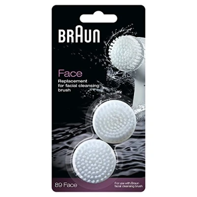 Image of Braun SE89 Silk Epil Facial Brush Refill Pack of 2