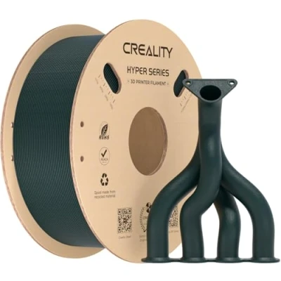 Image of Creality 3D Printer Filament PLA Carbon Fiber 1.75mm for K1C, Hyper CF High Speed 50 300mm/s, 1kg(2.2lbs)/Spool, Dimensional Accuracy +/ 0.03 mm (Dark Green)