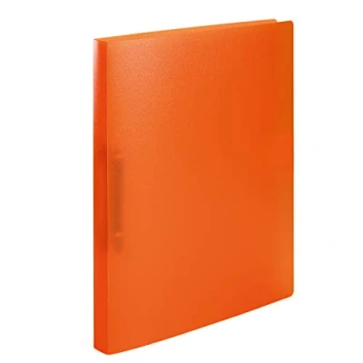 Image of HERMA Ring Binder Translucent in Orange, A4, 25 mm Spine, Slim 2 Made of Plastic