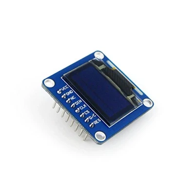 Image of Waveshare 0.96inch OLED (B) Module 128 * 64 Pixel I2C IIC SPI Straight/vertical Pinheader with Chip Driver SSD1306