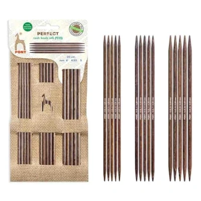 Image of Pony Perfect Double pointed needles set Just Jute 20cm 1pc