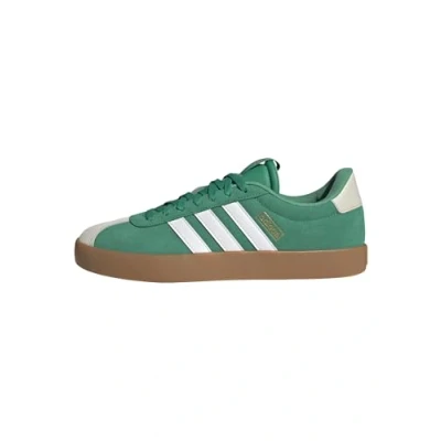 Image of adidas Men&#039;s VL 3.0 Shoes, Court Green/Cloud White/Alumina, 6 UK