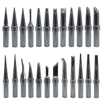 Image of 24 Pieces Soldering Tips Replace for WESD50 WES50 WESD51 WES51 PES50 LR20 PES51 LR21 WE1010EU WE1010 WECP WEP70 Solder Iron Handle