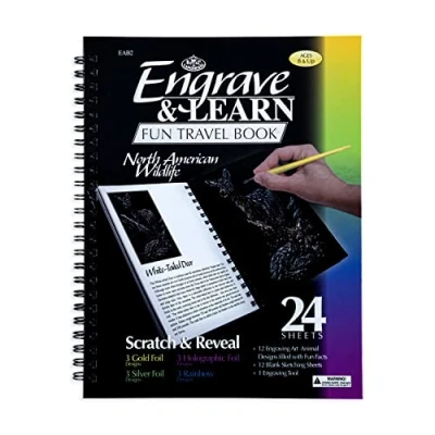 Image of Royal &amp; Langnickel Engrave Learn North American Wildlife Designed Painting Set
