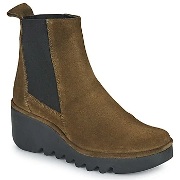 Image of BAGU233FLY Suede Women&#039;s Chelsea Wedge Boots