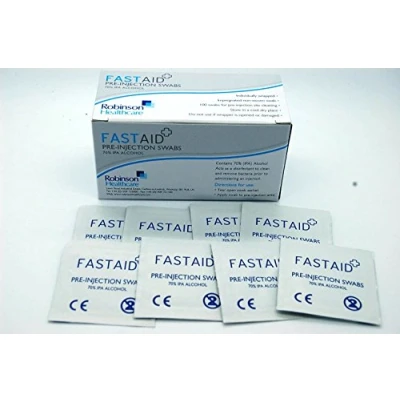 Image of Fastaid 70% IPA Alcohol Wipes for Electronics, Swabs, Tattoo, Pre injection 1000 Pieces (10 Boxes)