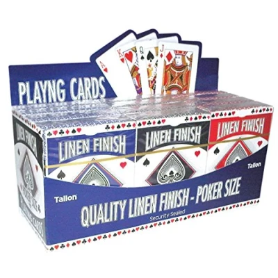 Image of Tallon games Linen Finish Poker Size Playing Card