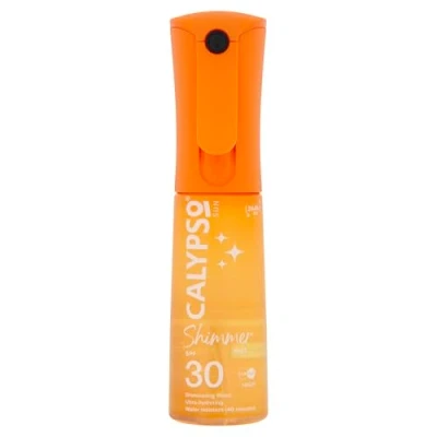 Image of Calypso Shimmer Mist SPF30, Shimmering Finish, Protective Water Resistant Sun Spray, Non sticky, Transparent Sunscreen, 100ml
