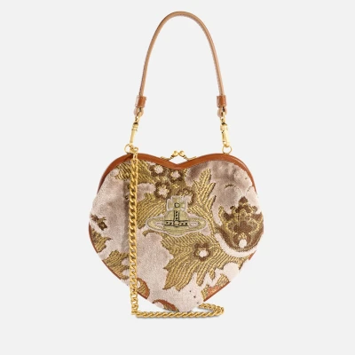 Image of Vivienne Westwood Belle Heart Frame Purse Handbag, Women&#039;s, Size: One Size, Multicolor