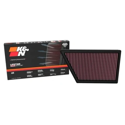 Image of 2HJ129620 Air Filter K&amp;N Filters 33 3185 38mm 197mm 332mm Long life