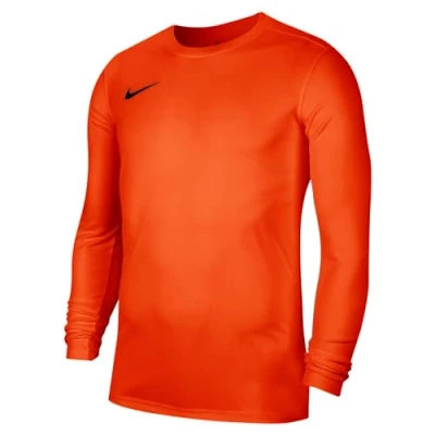 Image of Nike Boy&#039;s Park Vii Jersey Long Sleeve Sweater, Orange, XS UK
