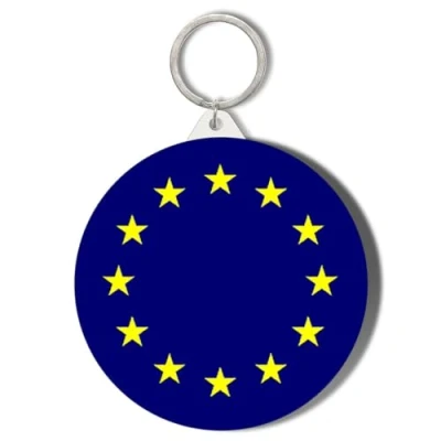 Image of Gift Insanity EU FLAG SHORT CHAIN KEYRING BOTTLE OPENER