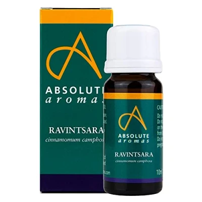 Image of Absolute Aromas Ravintsara Essential Oil (cinnamomum camphora) 10ml Pure, Natural, Undiluted, Cruelty Free and Vegan