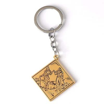 Image of Yerdos Elden&#039;s Prosthesis wearer Keychain, Starscourge Exquisite Pendant Cosplay, Gold, Unisex