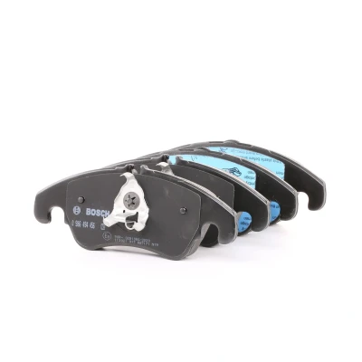 Image of BP1378, E990R02A10803220 Brake pad set BOSCH 0 986 494 456 Low Metallic incl. wear warning contact with anti squeak plate, mounting manual