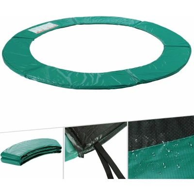 Image of Arebos Trampoline Safety Pads / 6, 8, 10, 12,13, 15 or 16 ft/green (15 ft)