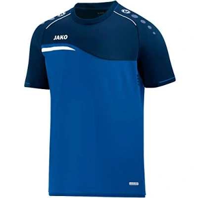 Image of JAKO Competition 2.0 Men&#039;s T Shirt, Black/Neon Orange, L